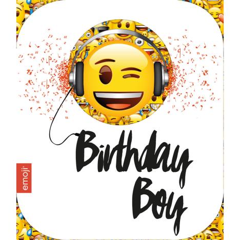 Smiley Birthday Boy Emoji Birthday Card £2.10